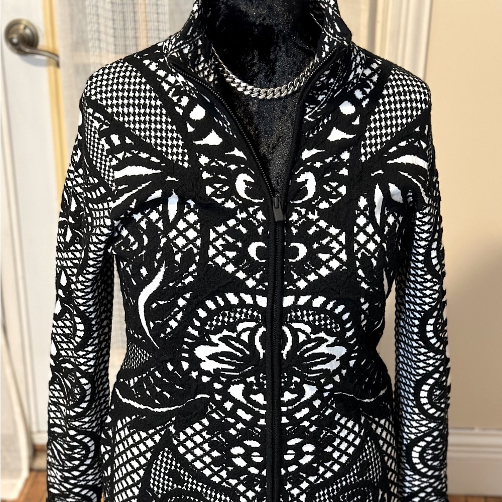 Zip front Sweater Dress